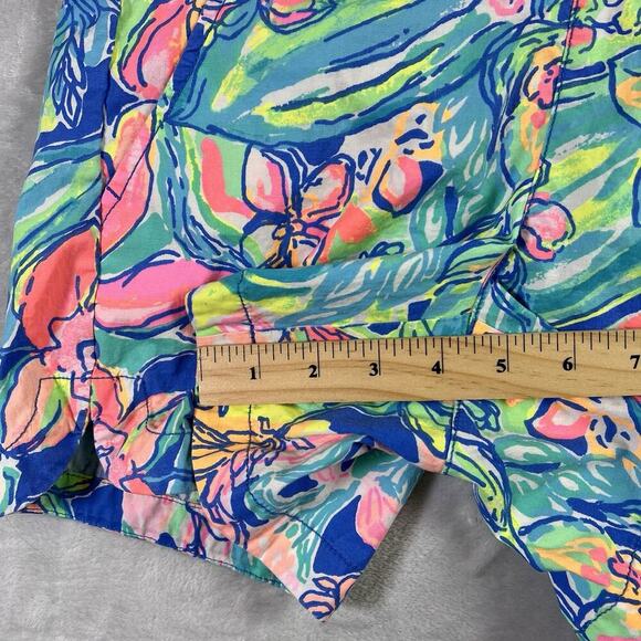 Lilly Pulitzer Shorts Women's XS Multicolor Floral Botanical Vacation Summer - Picture 11 of 13
